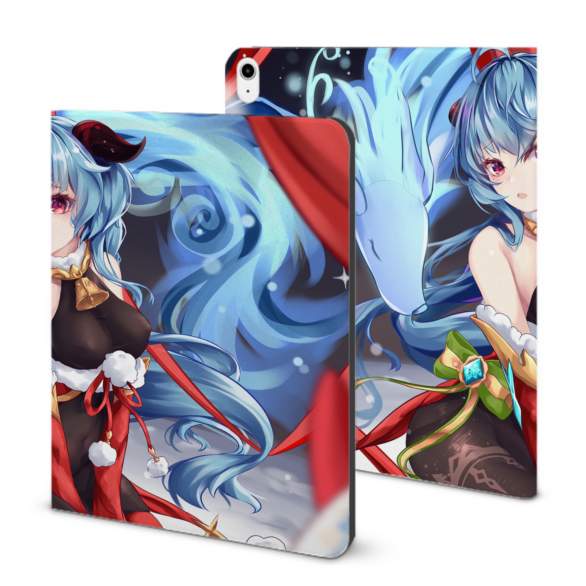 げんし神 genshin IPadケース ペンホルダー付き ブックスタイルデザイン